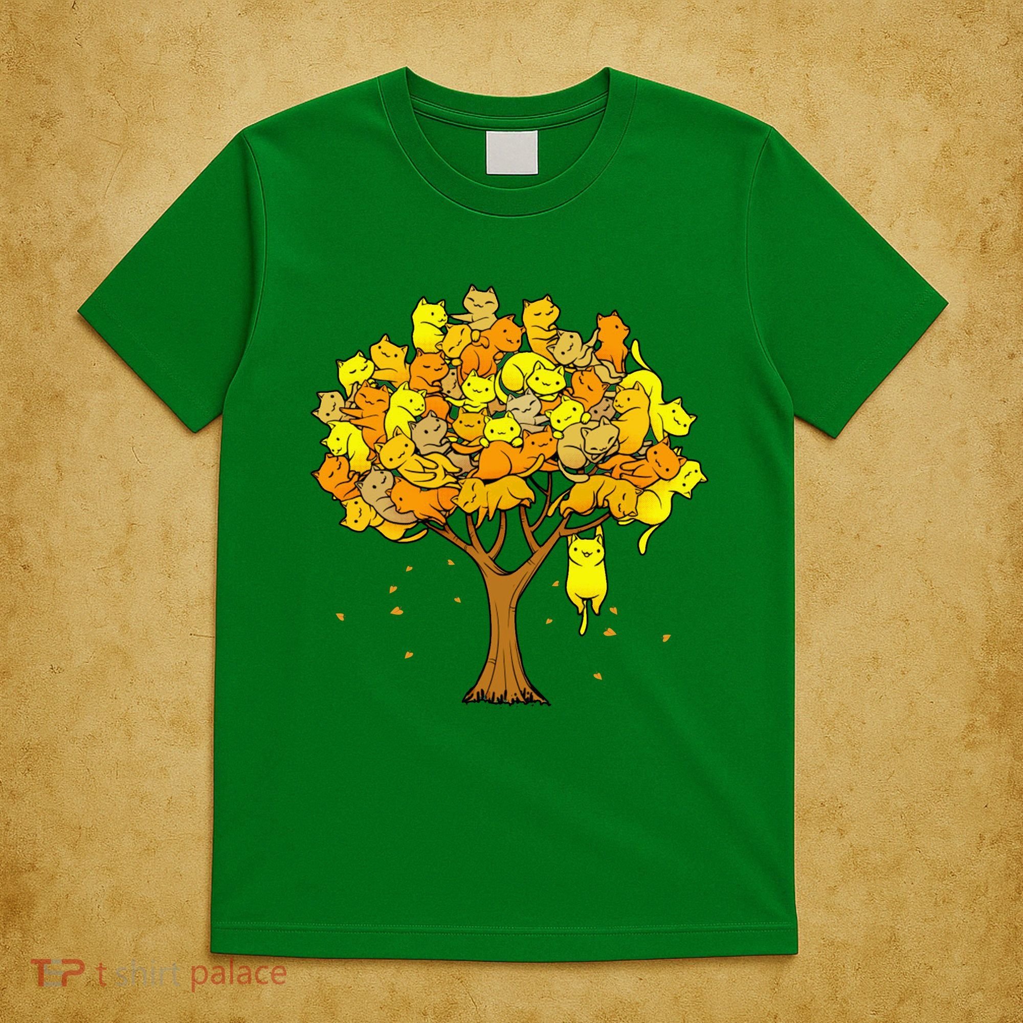 Cat Lover Tree Cute T-Shirt