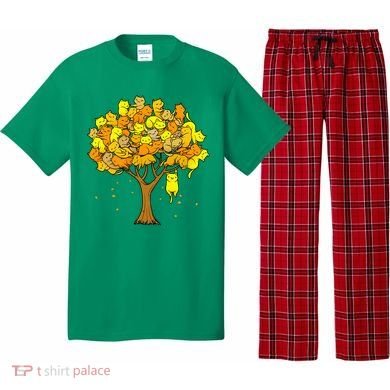 Cat Lover Tree Cute Pajama Set