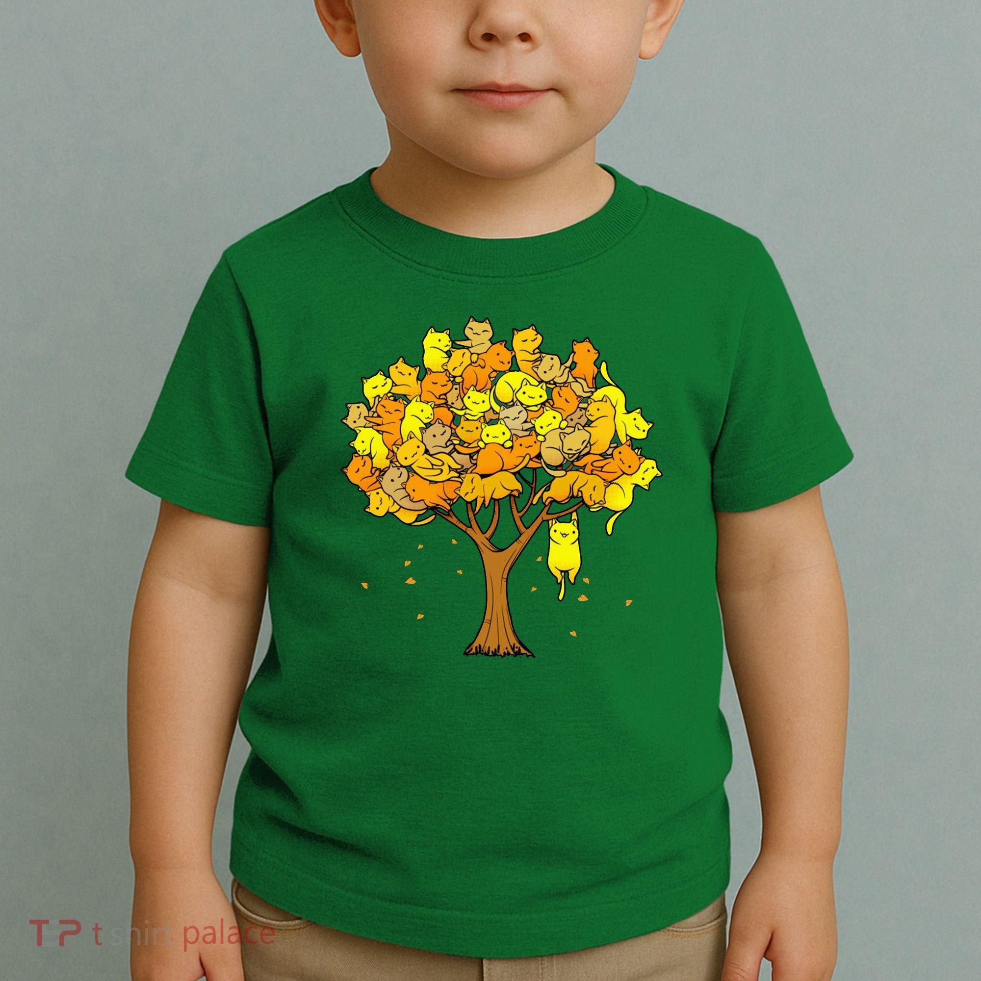 Cat Lover Tree Cute Toddler T-Shirt
