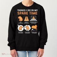 Capybara Lover Things I Do In My Spare Time Women's Sweatshirt thumb 0