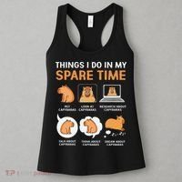Capybara Lover Things I Do In My Spare Time Women's Tank Top thumb 3