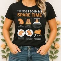 Capybara Lover Things I Do In My Spare Time Women's T-Shirt thumb 2
