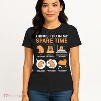 Capybara Lover Things I Do In My Spare Time Women's T-Shirt thumb 4
