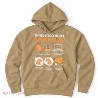 Capybara Lover Things I Do In My Spare Time Hoodie thumb 0