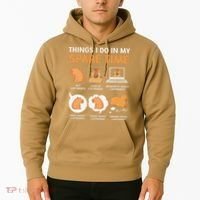 Capybara Lover Things I Do In My Spare Time Hoodie thumb 2