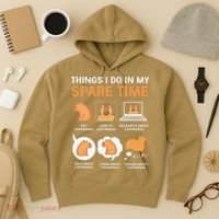 Capybara Lover Things I Do In My Spare Time Hoodie thumb 3