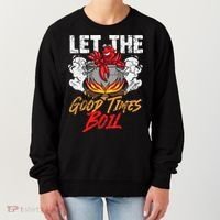 Crawfish Let The Good Time Boil Southern Funny Humor Sayings Women's Sweatshirt thumb 0