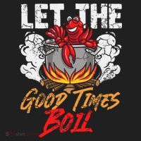Crawfish Let The Good Time Boil Southern Funny Humor Sayings Women's Sweatshirt thumb 2