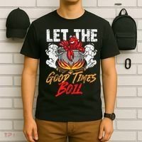 Crawfish Let The Good Time Boil Southern Funny Humor Sayings T-Shirt thumb 6