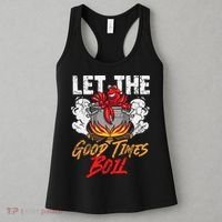 Crawfish Let The Good Time Boil Southern Funny Humor Sayings Women's Tank Top thumb 3