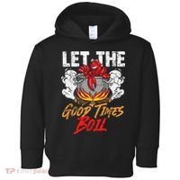 Crawfish Let The Good Time Boil Southern Funny Humor Sayings Toddler Hoodie thumb 0