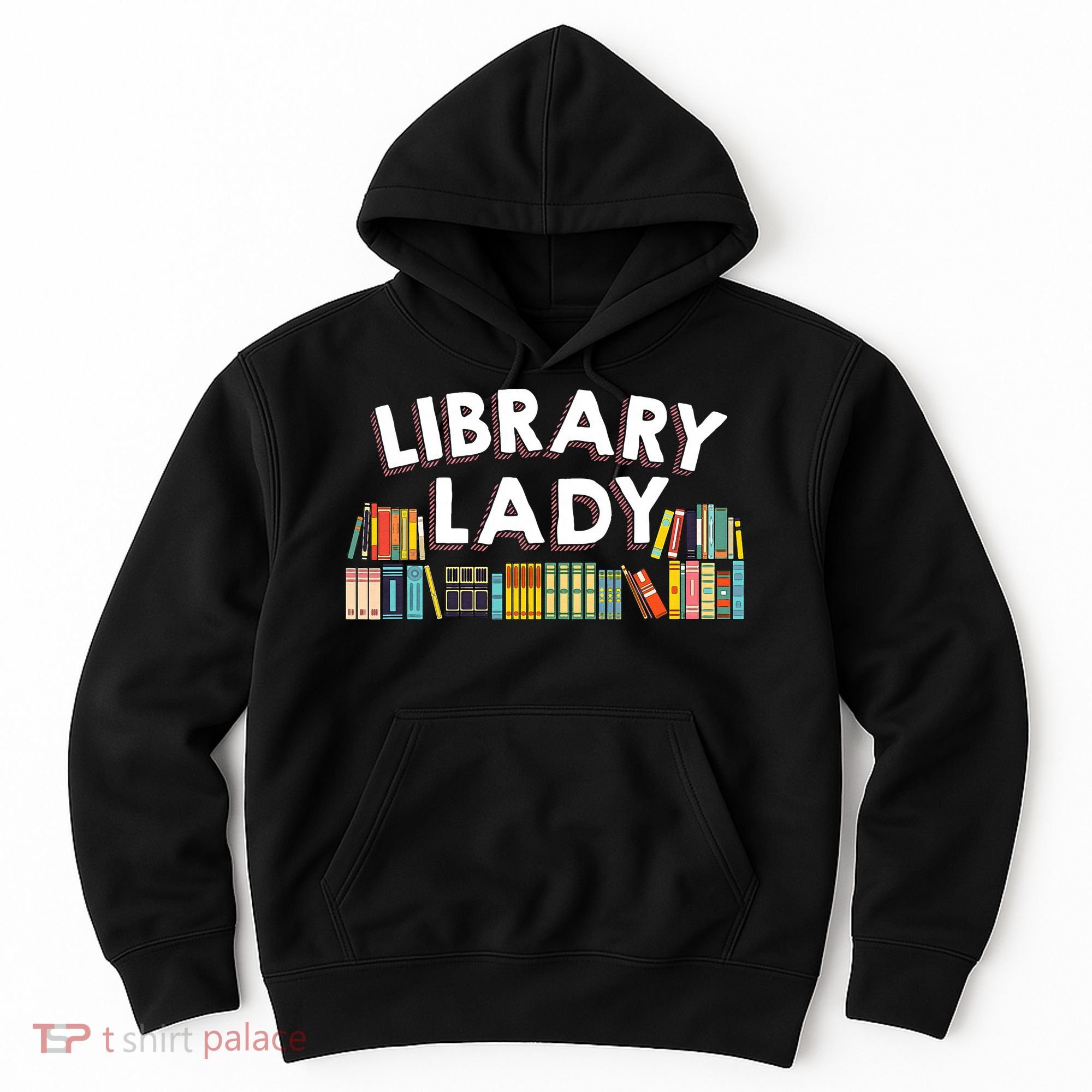 Cool Librarian Themed Art For Women Library Worker Hoodie