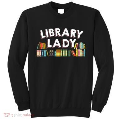 Cool Librarian Themed Art For Women Library Worker Sweatshirt