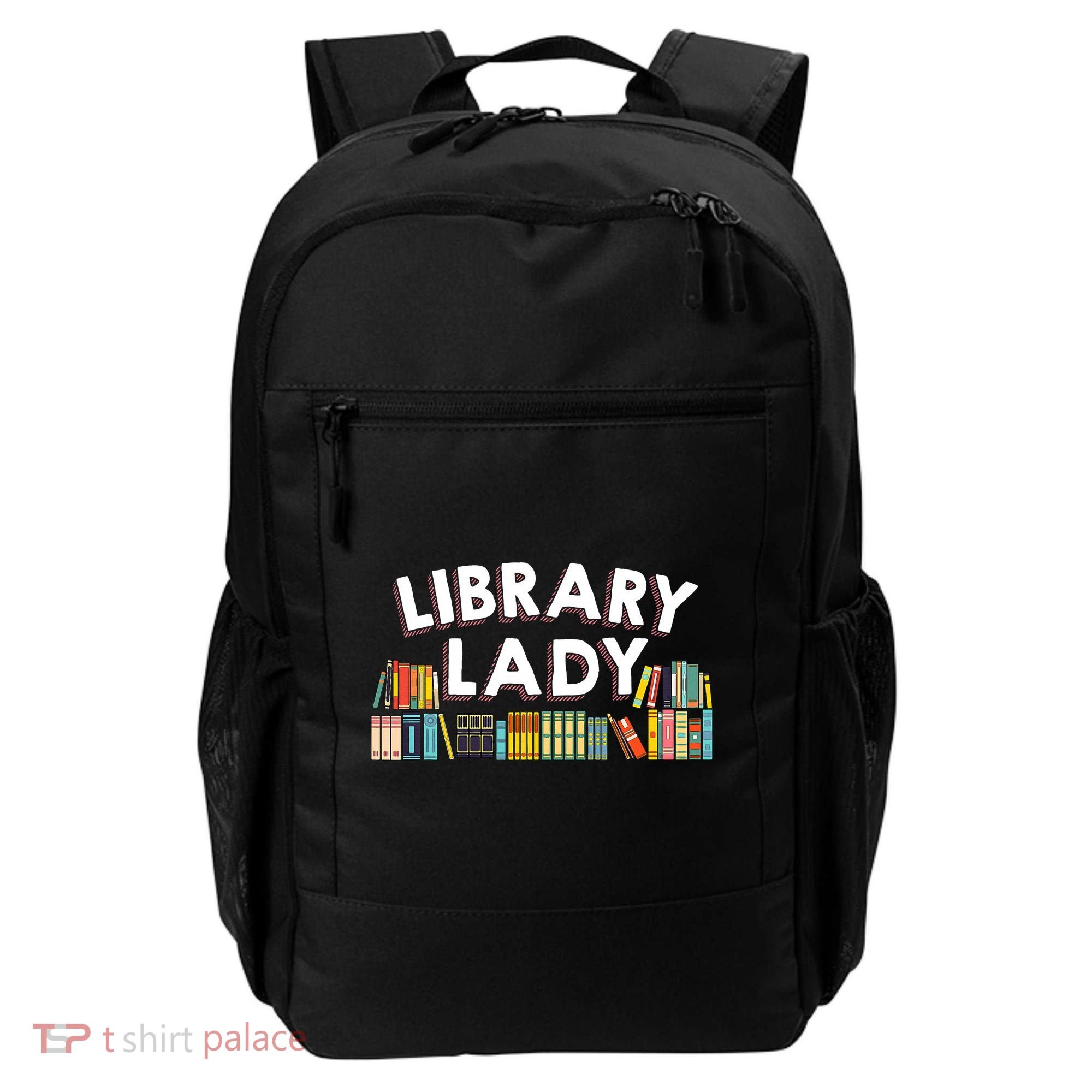 Cool Librarian Themed Art For Women Library Worker Backpack