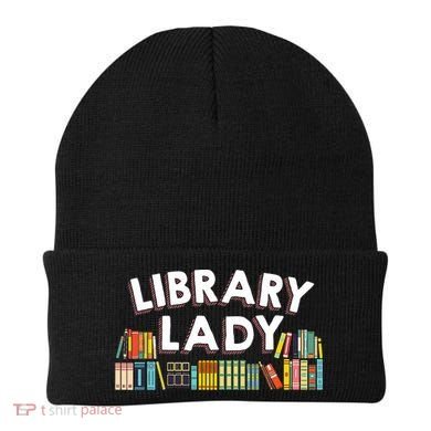 Cool Librarian Themed Art For Women Library Worker Beanie