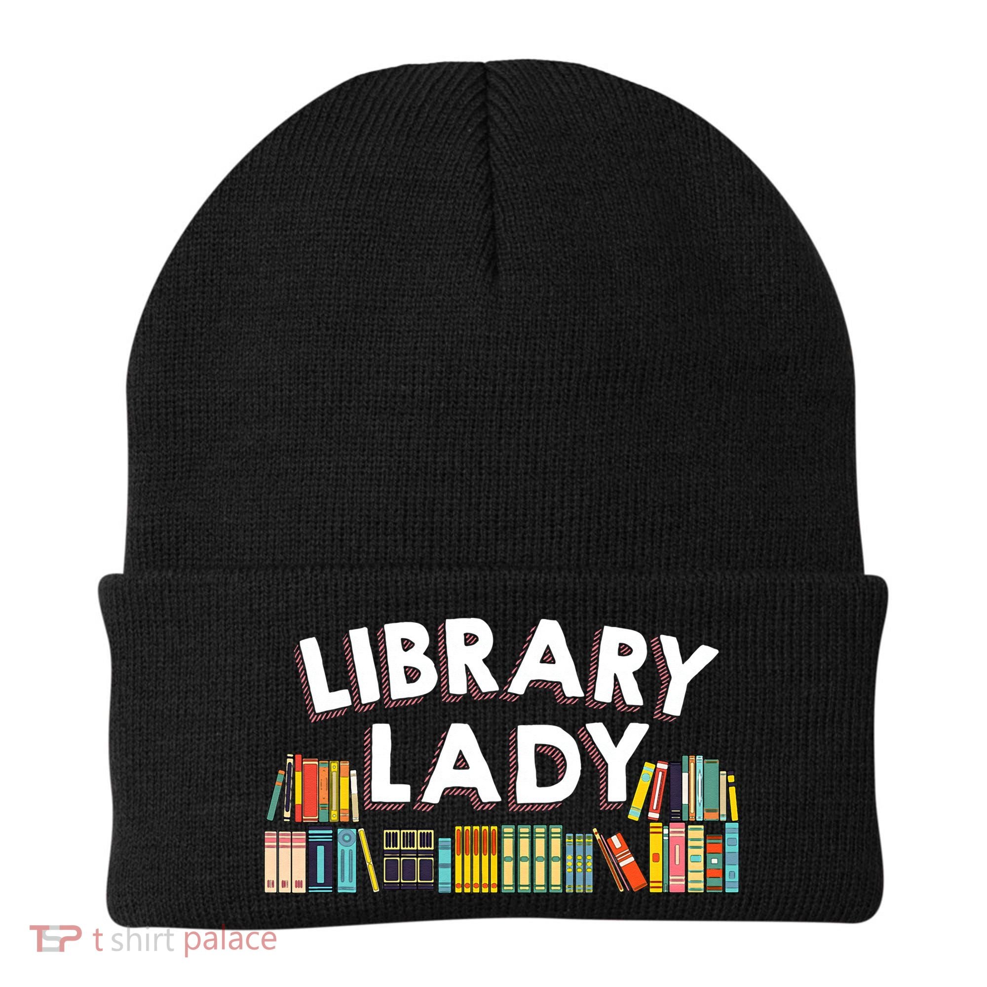 Cool Librarian Themed Art For Women Library Worker Beanie