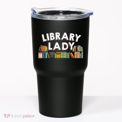 Cool Librarian Themed Art For Women Library Worker Tumbler