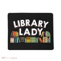 Cool Librarian Themed Art For Women Library Worker Mousepad thumb 0