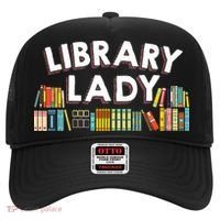 Cool Librarian Themed Art For Women Library Worker Hat thumb 0