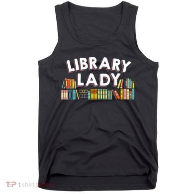 Cool Librarian Themed Art For Women Library Worker Tank Top
