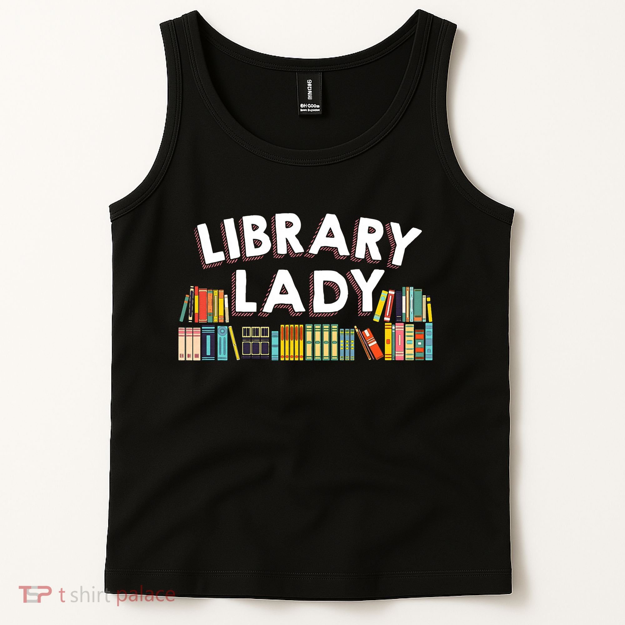 Cool Librarian Themed Art For Women Library Worker Tank Top