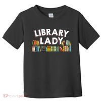Cool Librarian Themed Art For Women Library Worker Toddler T-Shirt thumb 0
