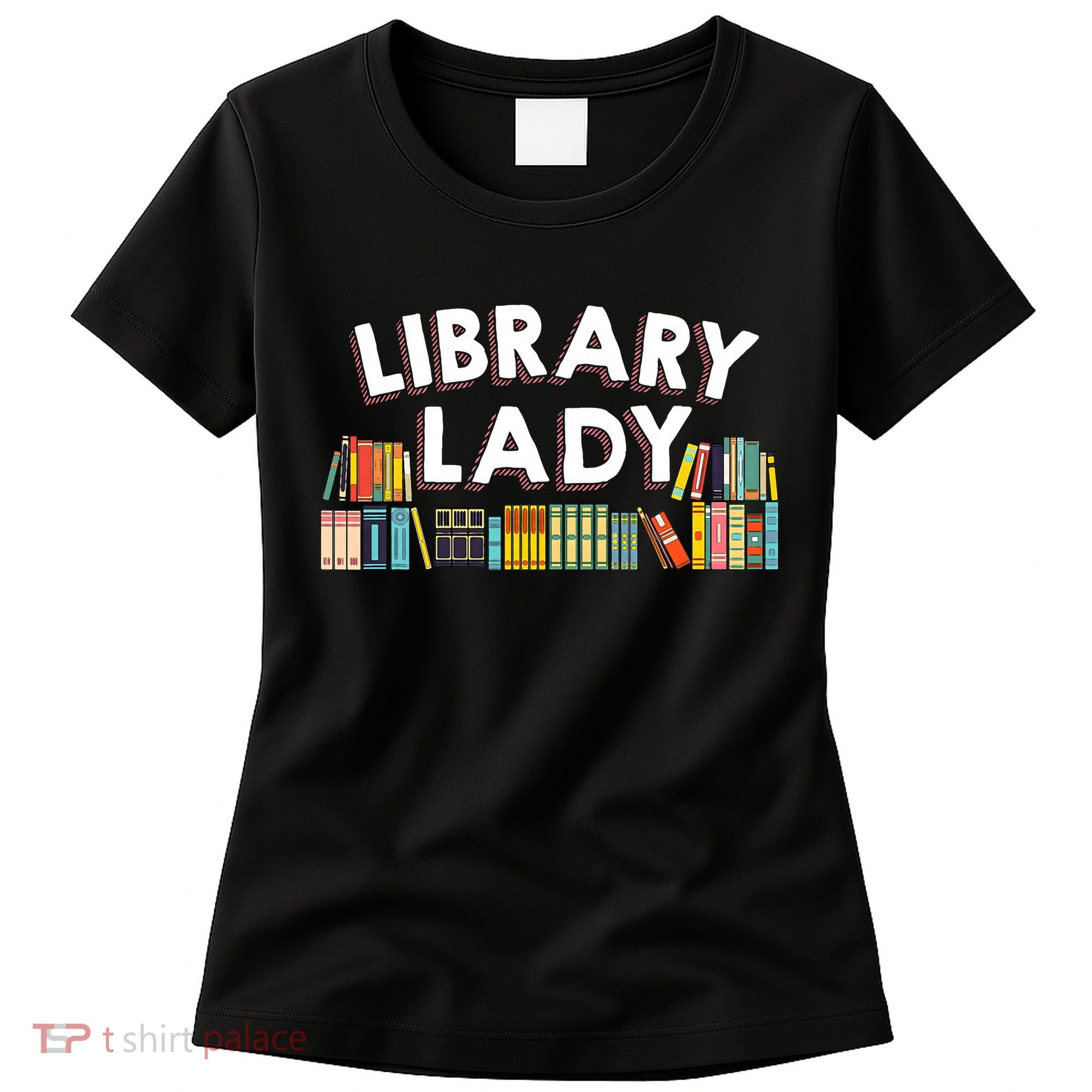 Cool Librarian Themed Art For Women Library Worker Women's T-Shirt
