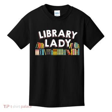 Cool Librarian Themed Art For Women Library Worker Kids T-Shirt