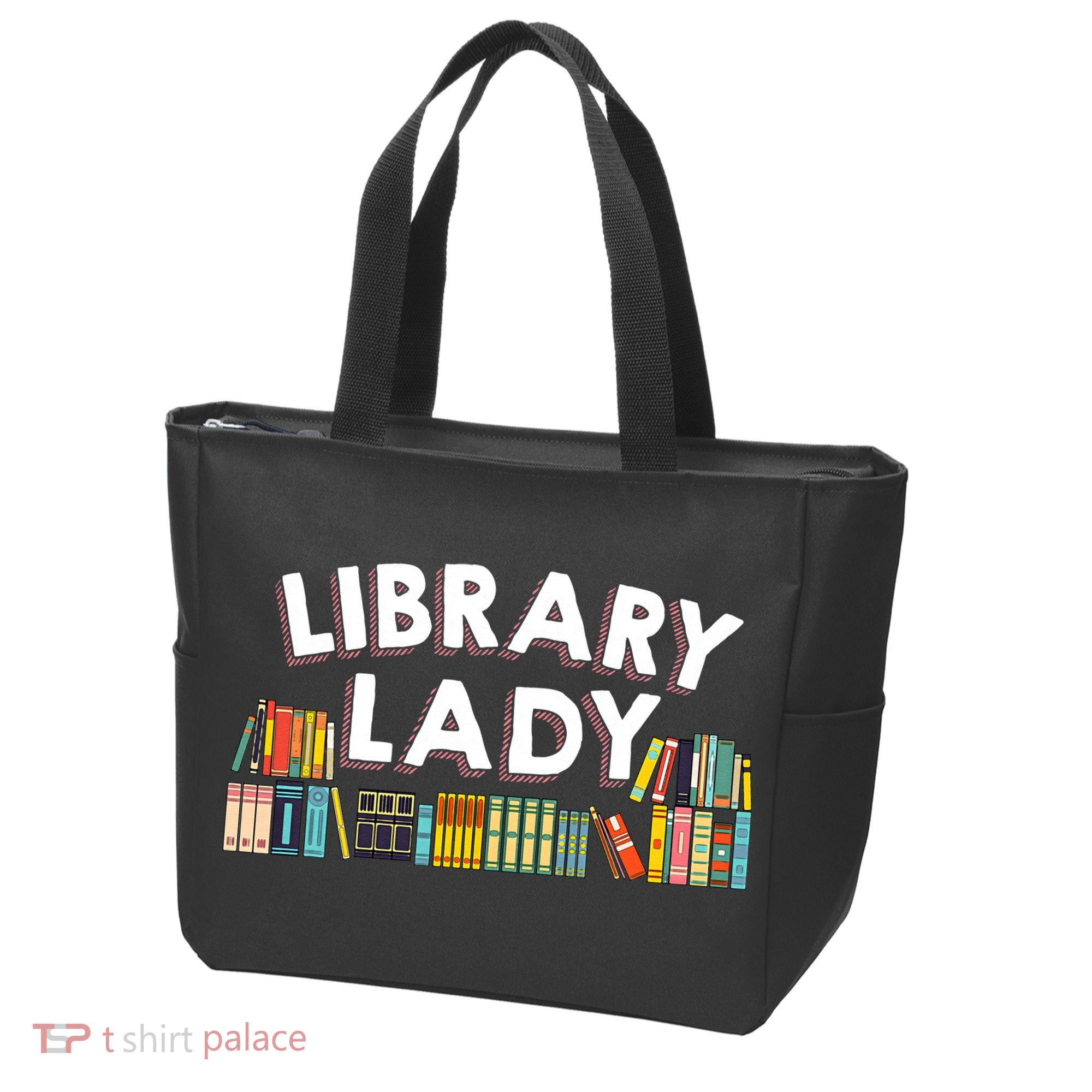 Cool Librarian Themed Art For Women Library Worker Tote Bag