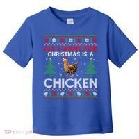 Chicken Lover Ugly All I Want For Christmas Is A Chicken Gift Toddler T-Shirt thumb 0