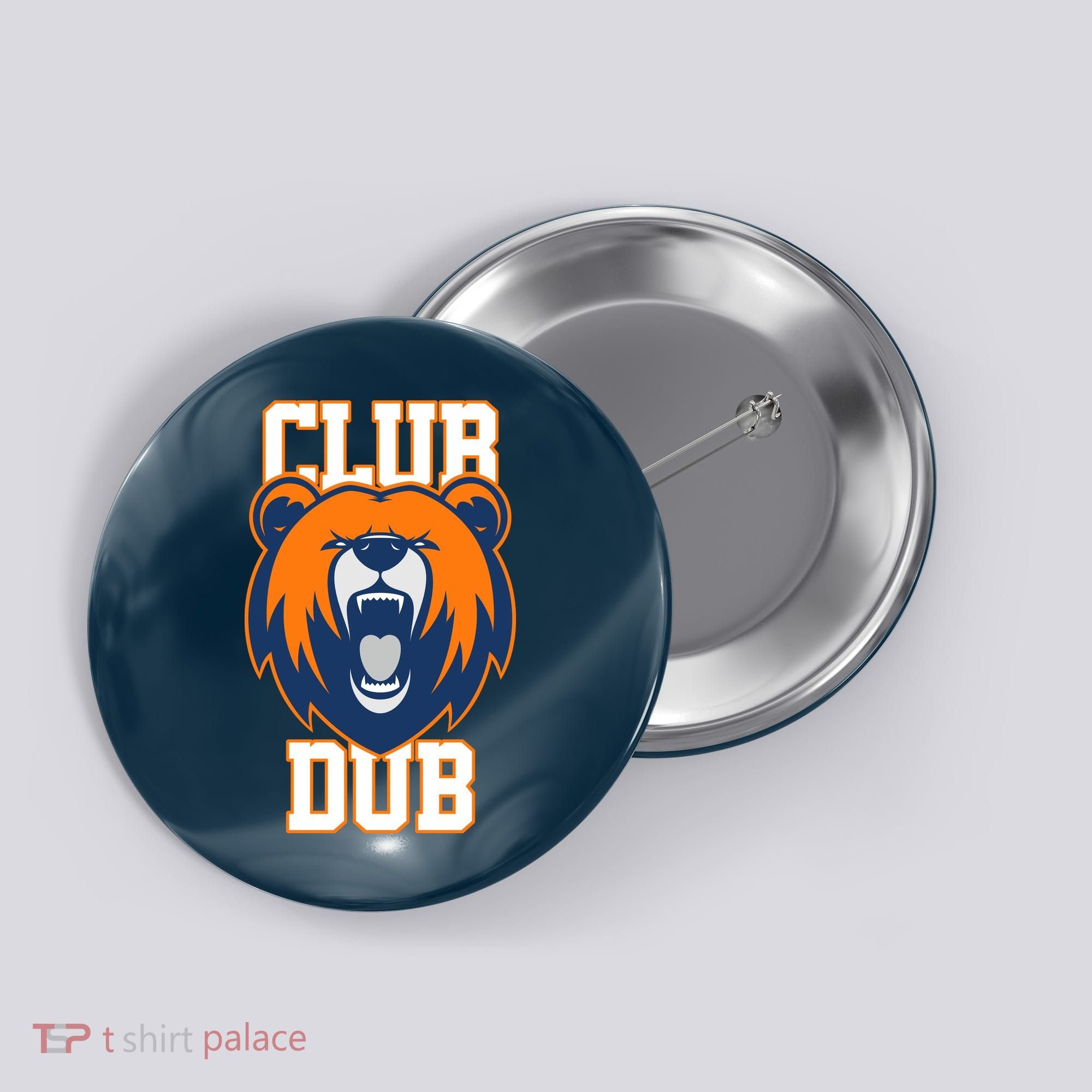 Club Dub Chicago Football Button
