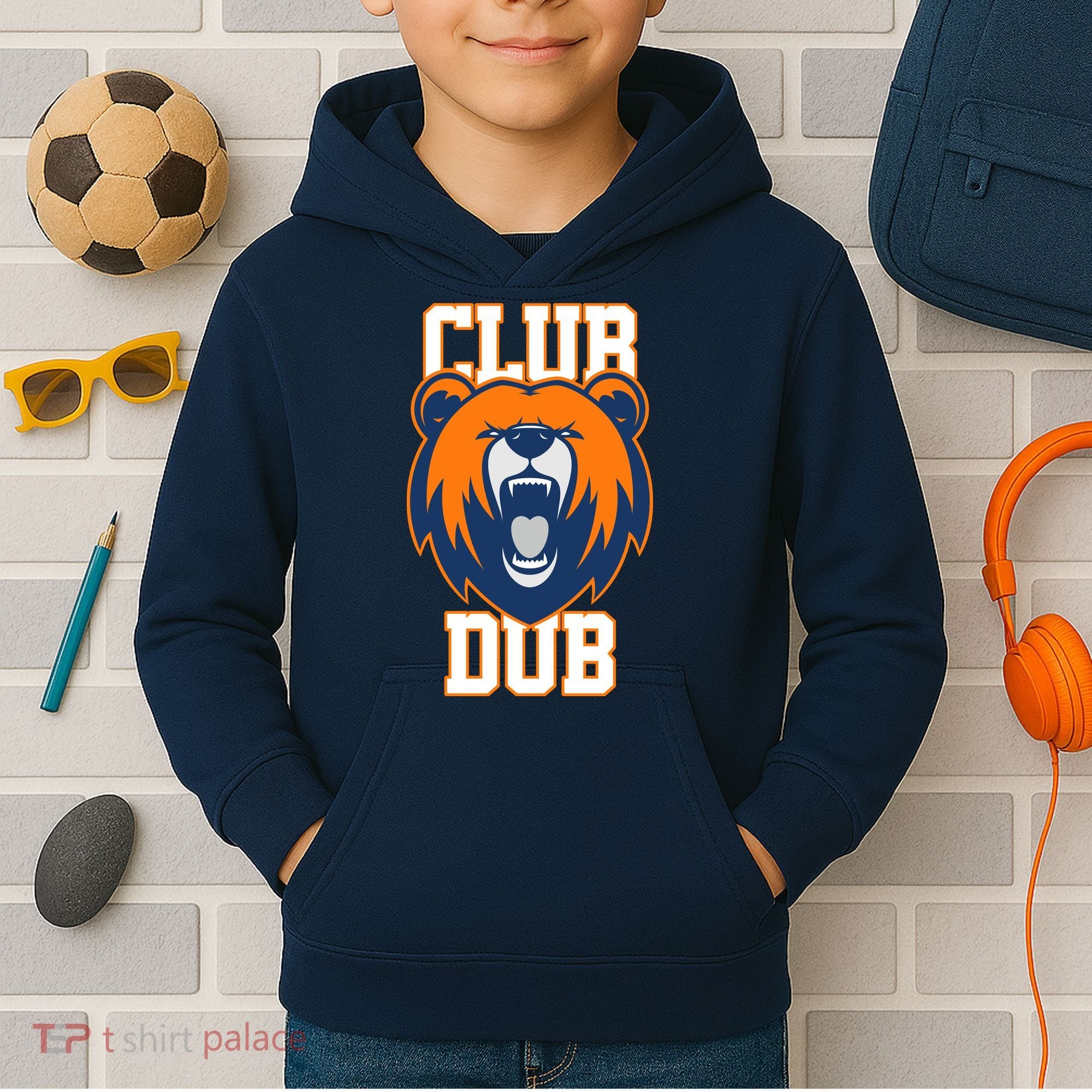 Club Dub Chicago Football Kids Hoodie