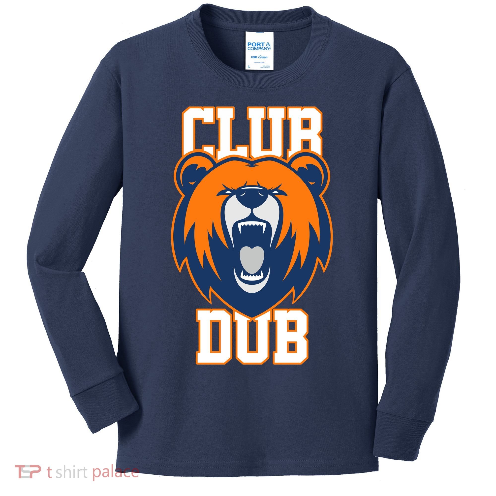Club Dub Chicago Football Kids Long Sleeve Shirt