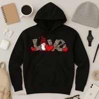 Cute Love Valentines Day Gnome Hoodie thumb 3
