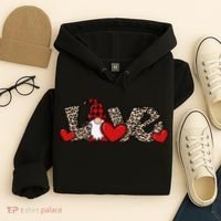 Cute Love Valentines Day Gnome Hoodie thumb 4