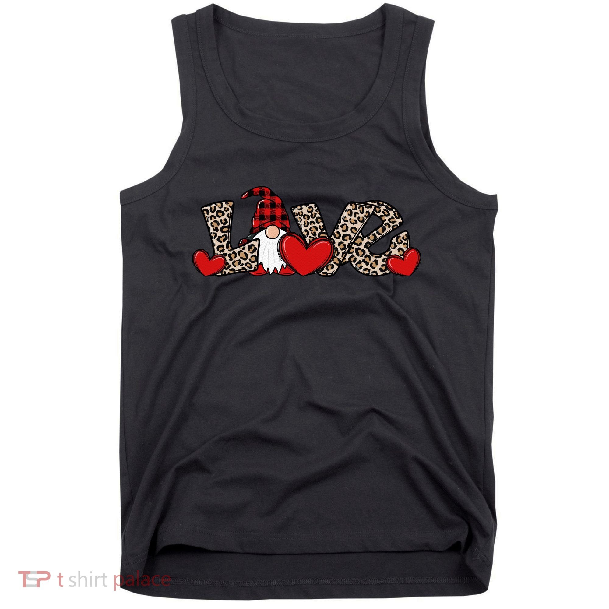 Cute Love Valentines Day Gnome Tank Top