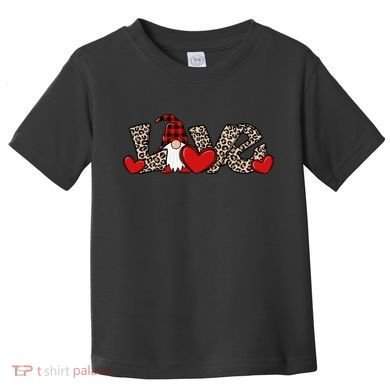 Cute Love Valentines Day Gnome Toddler T-Shirt