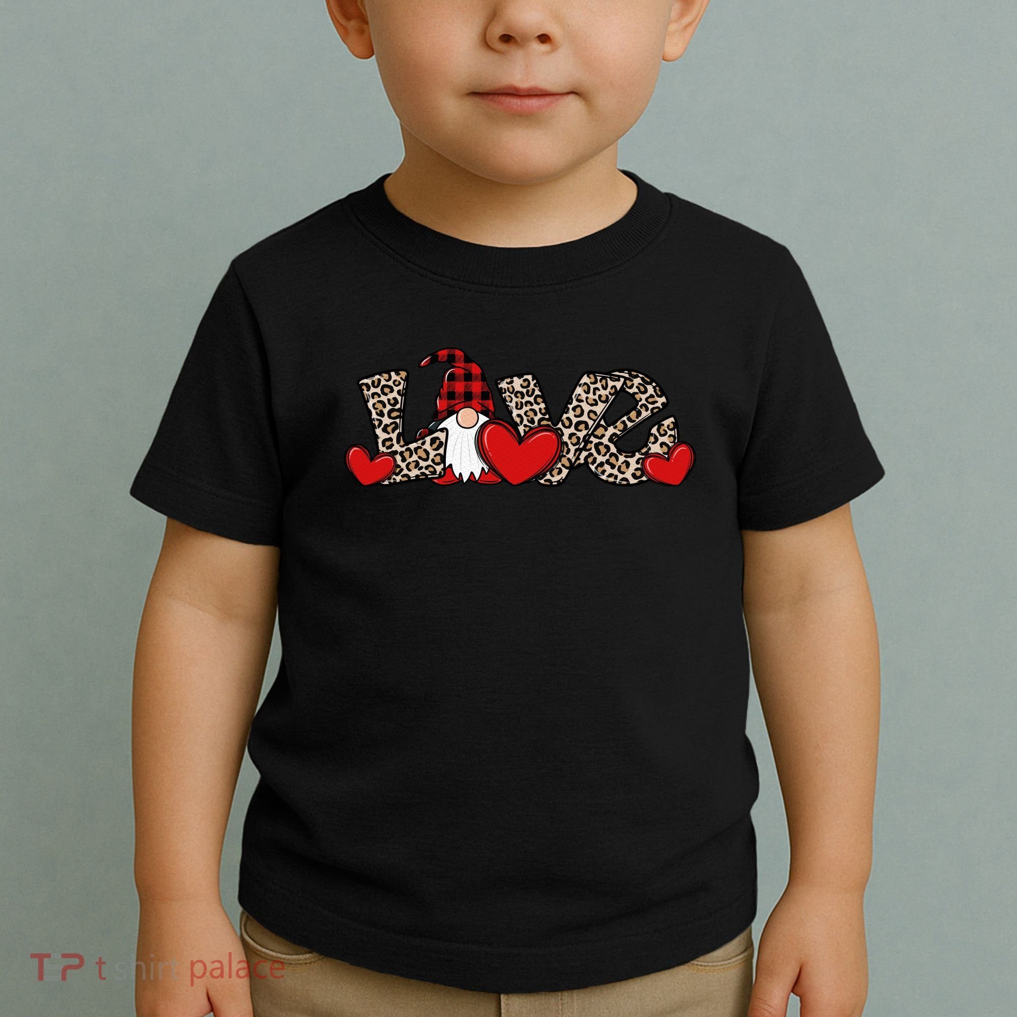 Cute Love Valentines Day Gnome Toddler T-Shirt