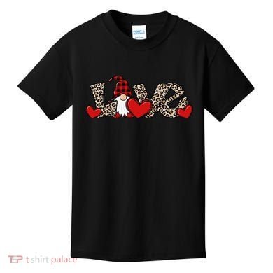 Cute Love Valentines Day Gnome Kids T-Shirt