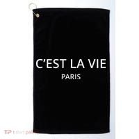 CEst La Vie Paris Golf Towel thumb 0