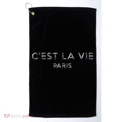 C'est La Vie Paris Lover Gift Golf Towel