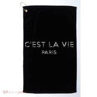 C'est La Vie Paris Lover Gift Golf Towel thumb 0