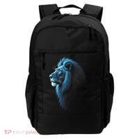 Cool Lion With Blue Eyes Lions Backpack thumb 0