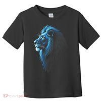 Cool Lion With Blue Eyes Lions Toddler T-Shirt thumb 0