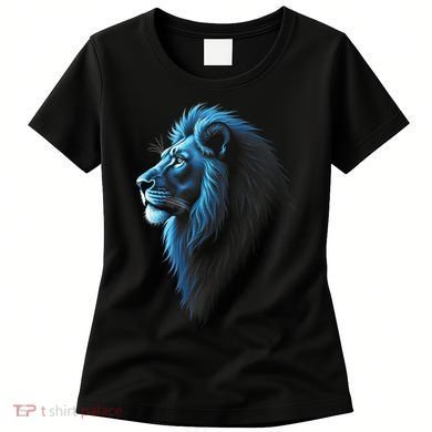 Cool Lion With Blue Eyes Lions Women's T-Shirt