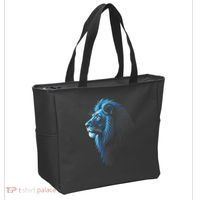 Cool Lion With Blue Eyes Lions Tote Bag thumb 2
