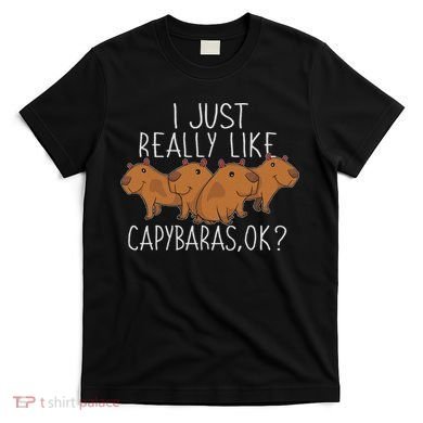 Capybara Lover Women Cute Capybara T-Shirt
