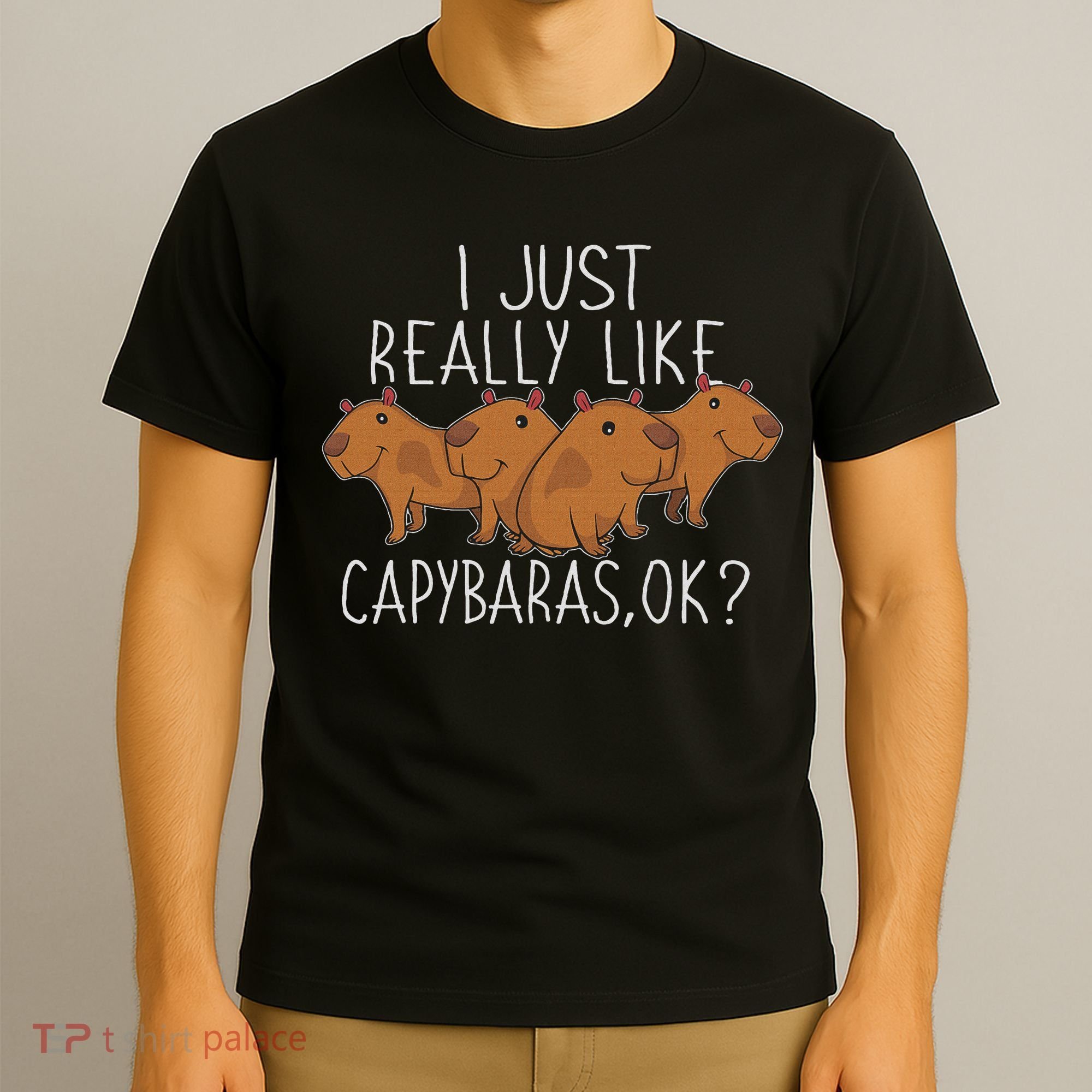 Capybara Lover Women Cute Capybara T-Shirt