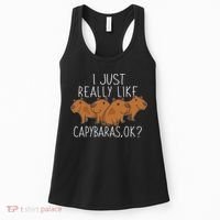 Capybara Lover Women Cute Capybara Women's Tank Top thumb 0