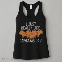 Capybara Lover Women Cute Capybara Women's Tank Top thumb 3